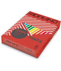Hîrtie colorată A4 FABRIANO Tinta Rosso, 160 gr/m2, 250 foi, intensiv, roșu